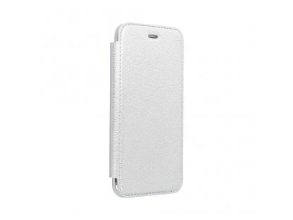 Pouzdro Electro Book Samsung A40 stříbrné