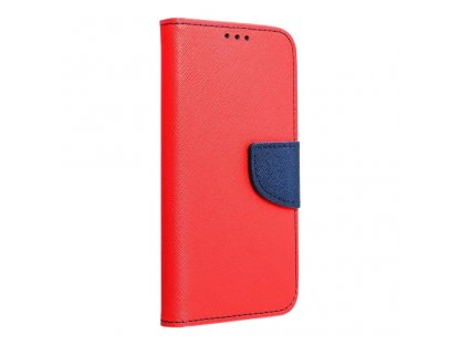 Pouzdro Fancy Book Huawei P40 Lite E červené/tmavě modré