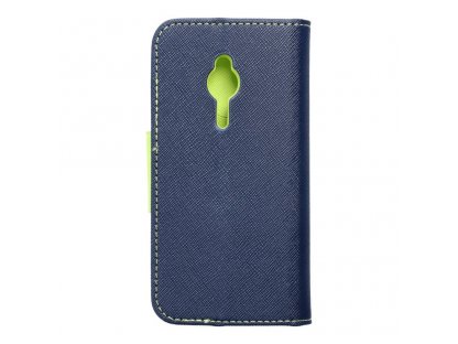 Pouzdro Fancy Book pro NOKIA 230 - navy blue / lime