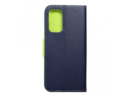 Pouzdro Fancy Book pro OPPO RENO 5 5G navy blue / lime