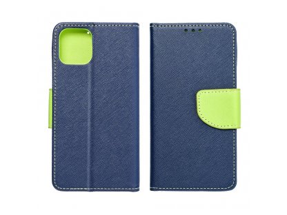 Pouzdro Fancy Book pro OPPO RENO 5 5G navy blue / lime