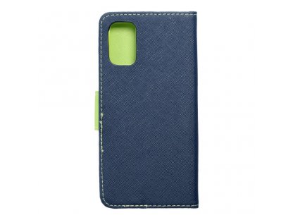 Pouzdro Fancy Book pro SAMSUNG A02S navy/lime