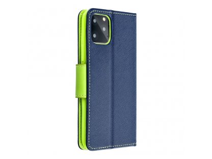 Pouzdro Fancy Book pro SAMSUNG A02S navy/lime