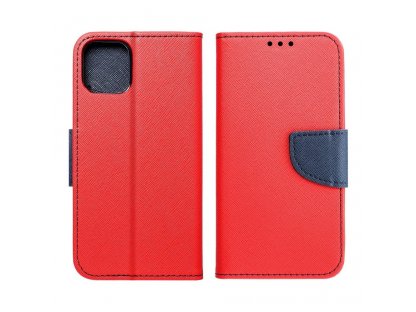 Pouzdro Fancy Book pro XIAOMI 12 / 12X červené / tmavě modré