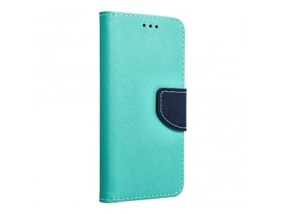 Pouzdro Fancy Book Samsung Galaxy J3 2017 mátově zelené/tmavě modré