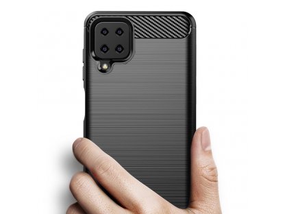 Pouzdro Forcell CARBON pro SAMSUNG Galaxy A12 černé