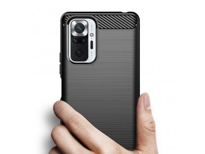 Pouzdro Forcell CARBON pro XIAOMI Redmi NOTE 10 PRO černé