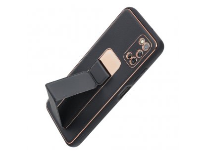 Pouzdro Forcell LEATHER Kickstand pro SAMSUNG Galaxy A03S černé