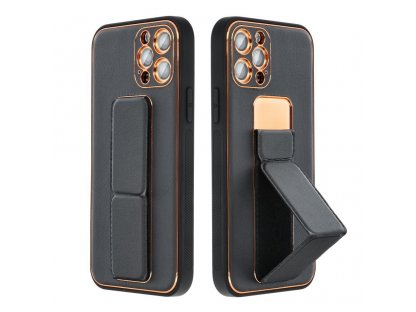 Pouzdro Forcell LEATHER Kickstand pro SAMSUNG Galaxy A03S černé