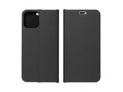 Pouzdro Forcell LUNA Book Carbon pro SAMSUNG Galaxy A52 5G / A52 LTE ( 4G ) / A52s 5G černé