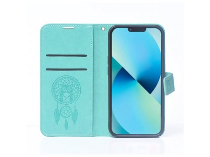 Pouzdro Forcell MEZZO Book pro XIAOMI Redmi 9C / 9C NFC dreamcatcher zelené