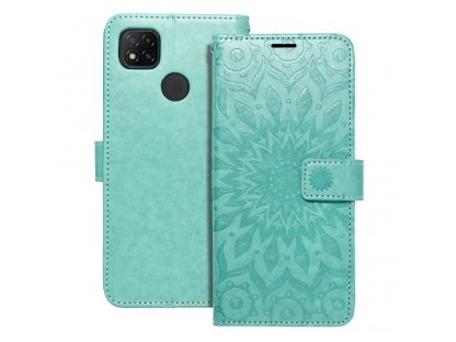 Pouzdro Forcell MEZZO Book pro XIAOMI Redmi 9C / 9C NFC mandala zelené