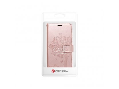 Pouzdro Forcell MEZZO Book pro XIAOMI Redmi NOTE 10 Pro tree rose gold