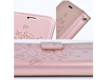 Pouzdro Forcell MEZZO Book pro XIAOMI Redmi NOTE 10 Pro tree rose gold