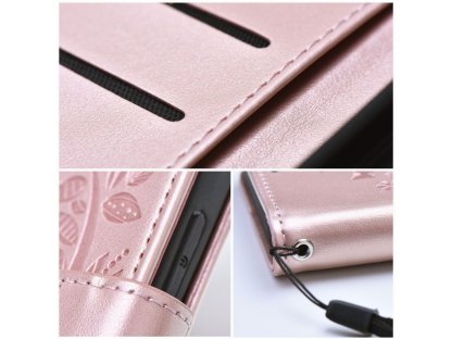 Pouzdro Forcell MEZZO Book pro XIAOMI Redmi NOTE 10 Pro tree rose gold