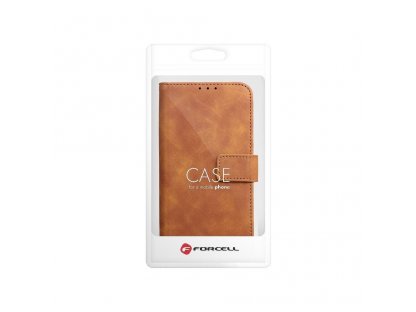 Pouzdro Forcell TENDER Book pro SAMSUNG Galaxy S22 Ultra brown