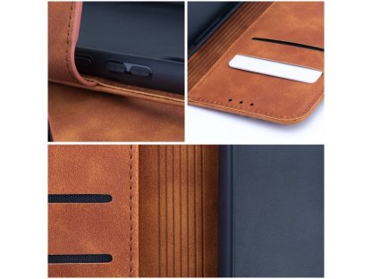 Pouzdro Forcell TENDER Book pro SAMSUNG Galaxy S22 Ultra brown