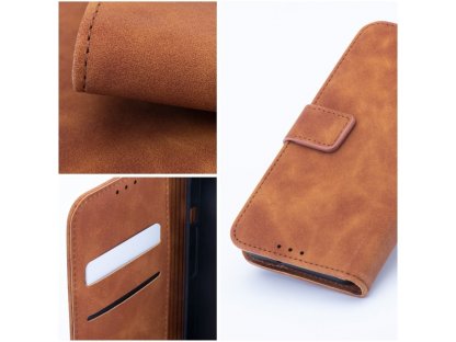 Pouzdro Forcell TENDER Book pro SAMSUNG Galaxy S22 Ultra brown