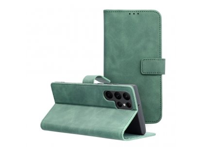 Pouzdro Forcell TENDER Book pro SAMSUNG Galaxy S22 Ultra green