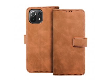 Pouzdro Forcell TENDER Book pro XIAOMI Redmi NOTE 11 5G / NOTE 11T 5G / Poco M4 Pro 5G hnědé