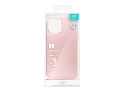 Pouzdro i-Jelly Mercury pro Samsung Galaxy A12 Gold Pink