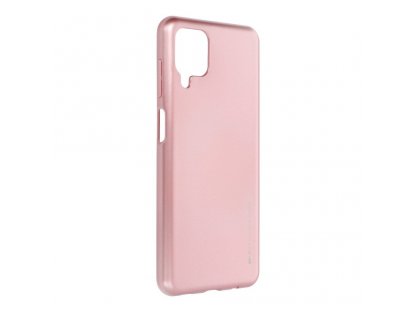 Pouzdro i-Jelly Mercury pro Samsung Galaxy A12 Gold Pink