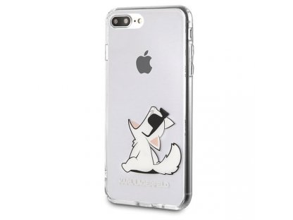 Pouzdro iPhone 7 / 8 Plus hardcase průsvitné Choupette Fun