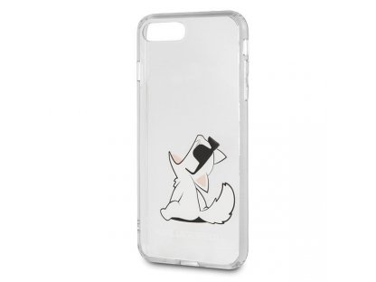 Pouzdro iPhone 7 / 8 Plus hardcase průsvitné Choupette Fun