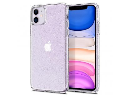 Pouzdro Liquid Crystal iPhone 11 Glitter průsvitné