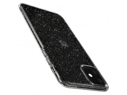 Pouzdro Liquid Crystal iPhone 11 Glitter průsvitné