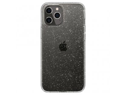 Pouzdro Liquid Crystal iPhone 12 Pro / iPhone 12 Glitter průsvitné
