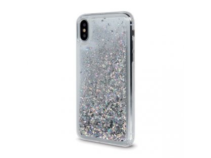 Pouzdro Liquid Glitter TPU Nokia 2.2 stříbrné