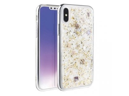 Pouzdro Lumence Clear iPhone Xs Max zlaté/Champagne gold