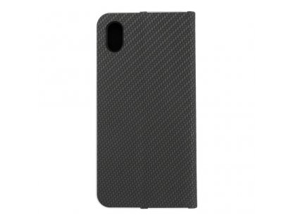 Pouzdro Luna Carbon Huawei Y5 2019 černé