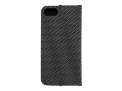 Pouzdro Luna Carbon iPhone 7 / 8 / SE 2020  černé