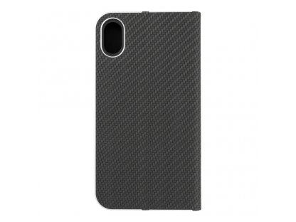 Pouzdro Luna Carbon iPhone XR černé