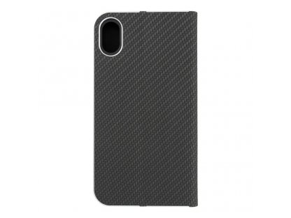 Pouzdro Luna Carbon iPhone XR černé