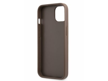 Pouzdro PU 4G Stripe pro iPhone 13 hnědé