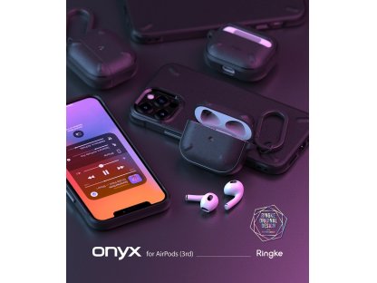 Pouzdro Ringke Onyx pro sluchátka AirPods 3 černé (EC52336RS)