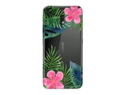 Pouzdro s potiskem listí a květiny Nokia 2.2