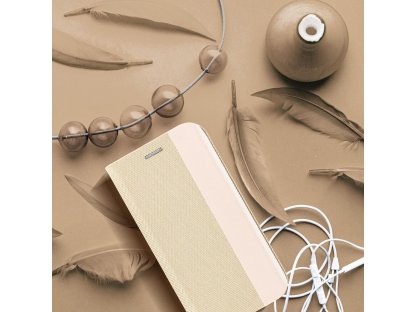 Pouzdro SENSITIVE Book pro XIAOMI Redmi 9C / 9C NFC zlaté