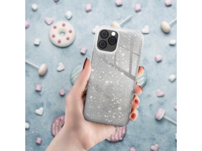 Pouzdro Shining Case Xiaomi Redmi 9C stříbrné