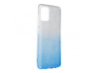 Pouzdro Shining Samsung Galaxy A51 průsvitné/modré
