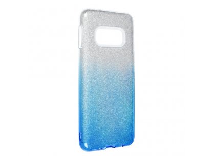 Pouzdro Shining Samsung Galaxy S10e průsvitné/modré