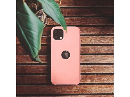 Pouzdro Silicone iPhone 12 Pro Max pudrově růžové