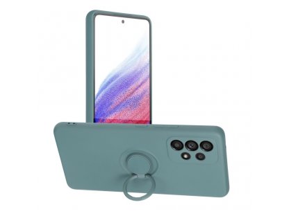 Pouzdro SILICONE RING pro Samsung Galaxy A53 5G zelené