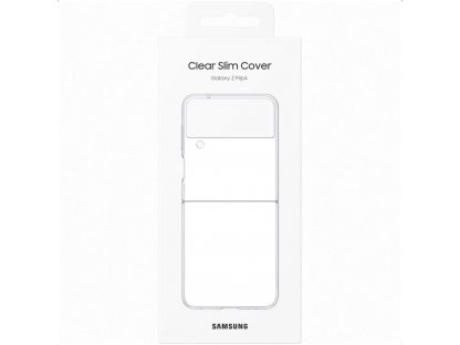 Pouzdro Slim Cover pro Samsung Galaxy Z Flip4 - průhledné