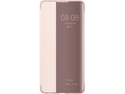 Pouzdro Smart View na Huawei P30 růžové