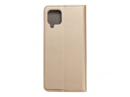 Pouzdro typu kniha Smart Case pro Samsung Galaxy A12 / M12 zlaté