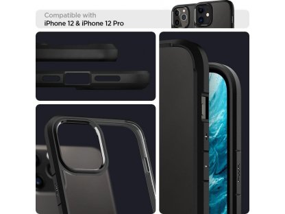 Pouzdro Ultra Hybrid iPhone 12 Pro / iPhone 12 Matte černé